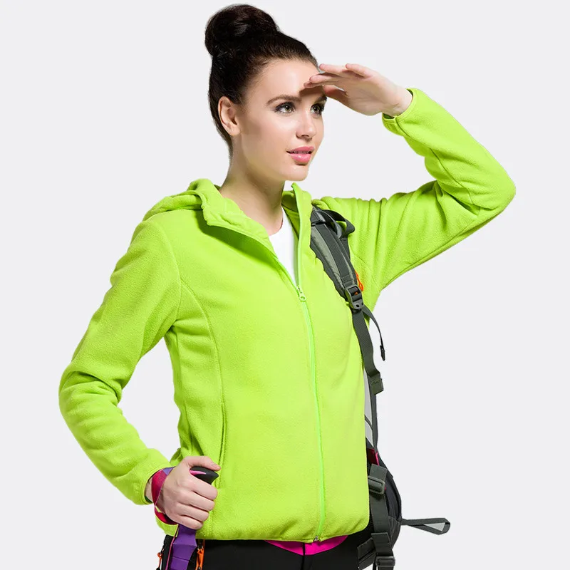 price reduction  2019 New Women Winter Fleece Jackets Fashion Windproof Hoodies Ladies Long Sleeve Warm Jackets Coat