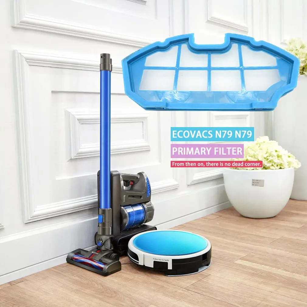 Замена первичного фильтра Для Ecovacs Deebot N79S N79 Роботизированный пылесос аксессуары прочный компактно Разработанный