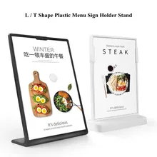 A4 пластиковый Настольный счетчик, держатель плаката, стенд для вывески, акриловая бумага для фотографий, рамка для меню, брошюра, стенд для вывески документов