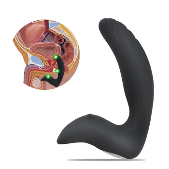 Vibrating Prostate Massager Men Anal Plug Waterproof Powerful Motors 10 Stimulation Patterns Butt Silicone Sex Toys for couples 5