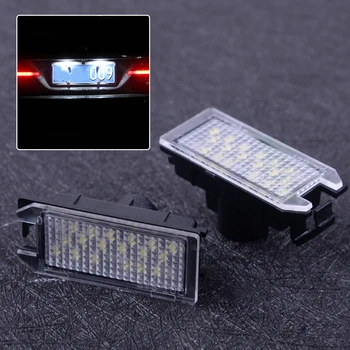 

CITALL Pair New White LED Number License Plate Light Rear Registration Plate Lamp fit for Fiat 500 2007-2019 500C 2009-2019