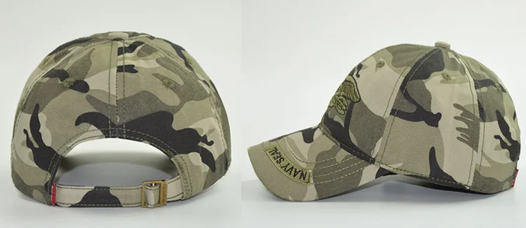 Women Caps Army Adjustable Embroidery Baseball Cap Hip-Hop Boyfriend Casual Daily Sun Shading Camouflage Fashion Chic All-match