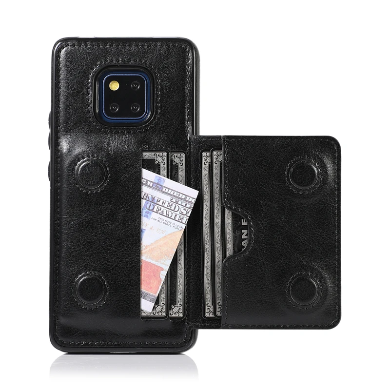 Ретро Кожаный чехол для huawei P30 Pro mate 20 Lite чехол для телефона держатель для карт кошелек задняя крышка чехол для huawei P30 Lite mate 20 Pro