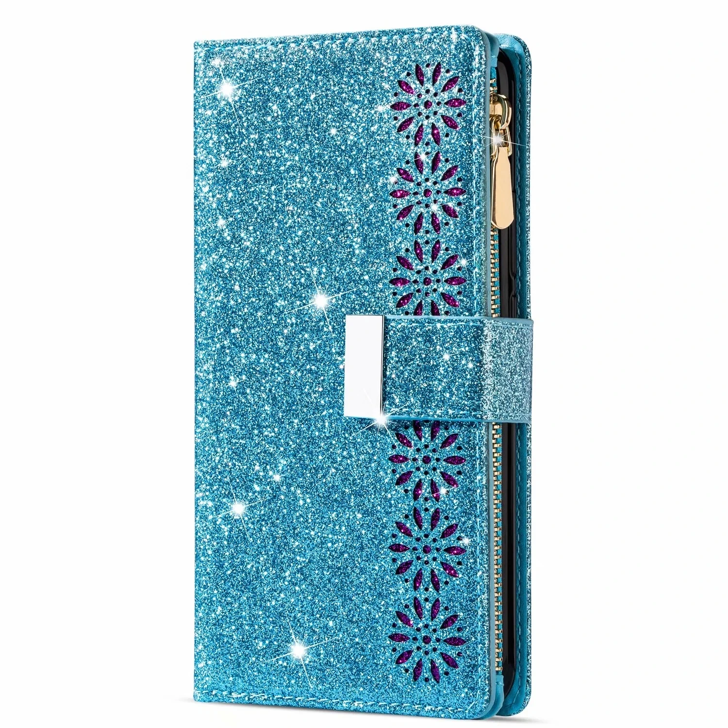 Custodia a portafoglio lucida per Samsung Galaxy A12 A10 A40 A50 A51 A71 A41 A5 A6 A7 J3 J5 J6 J7 M11 M21 M31 M51 Fonda Proteggi_voghion.com