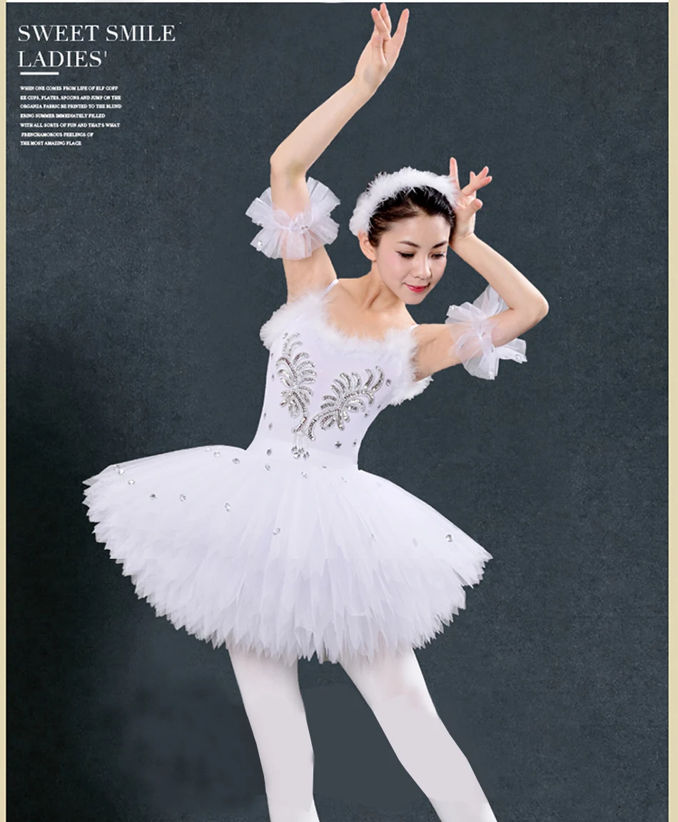 Взрослый профессиональный Лебединое озеро пачка балетный костюм жесткий Organdy Platter юбка танцевальное платье 6 слоев
