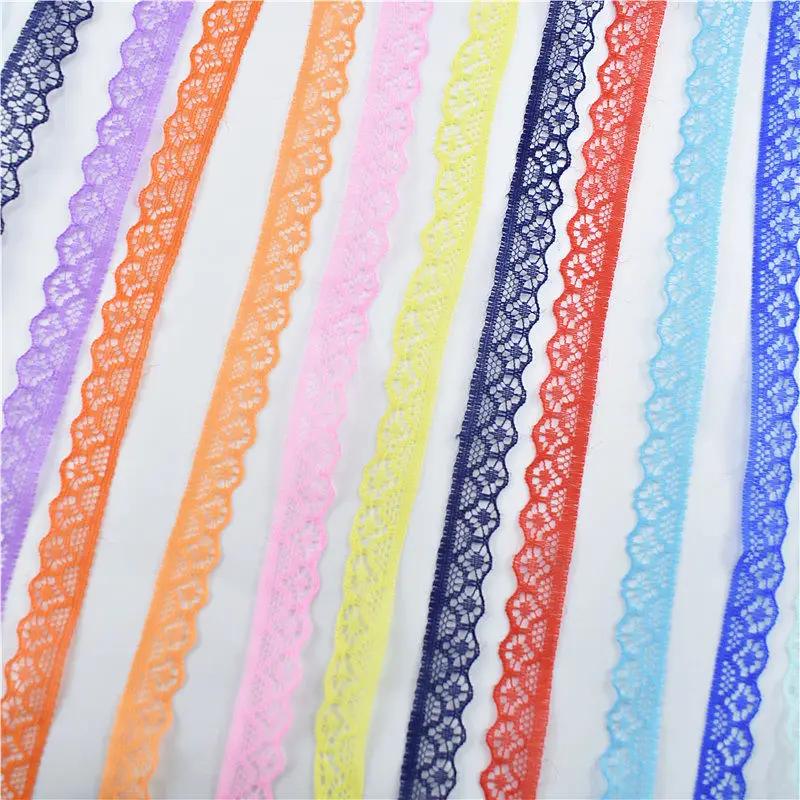 10yards 14MM Lace Ribbon African Lace Fabric DIY French Fabric Wedding Decoration women's Wear floral Accessories lace ribbon