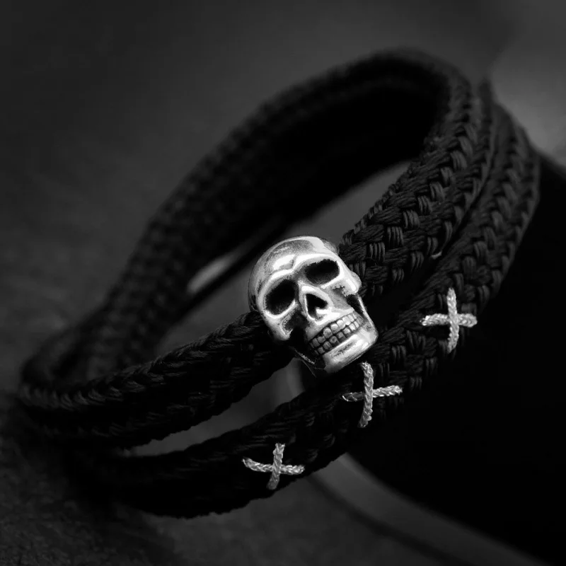 Модный Таро тканый открытый канат tide Ретро мужской двойной браслет горячая распродажа