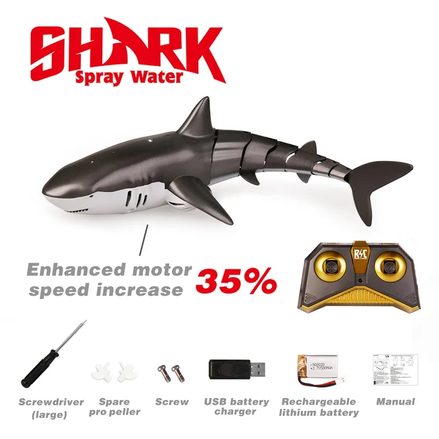 Remote Control Shark Toy 1 or 2 Battery 