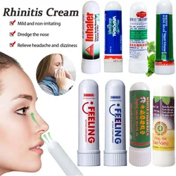 9 Styles Nasal Inhaler Rhinitis Mint Cream Original Refresh Cool Unisex Essential Oils Runny Herbal Ointment Health Care Tools