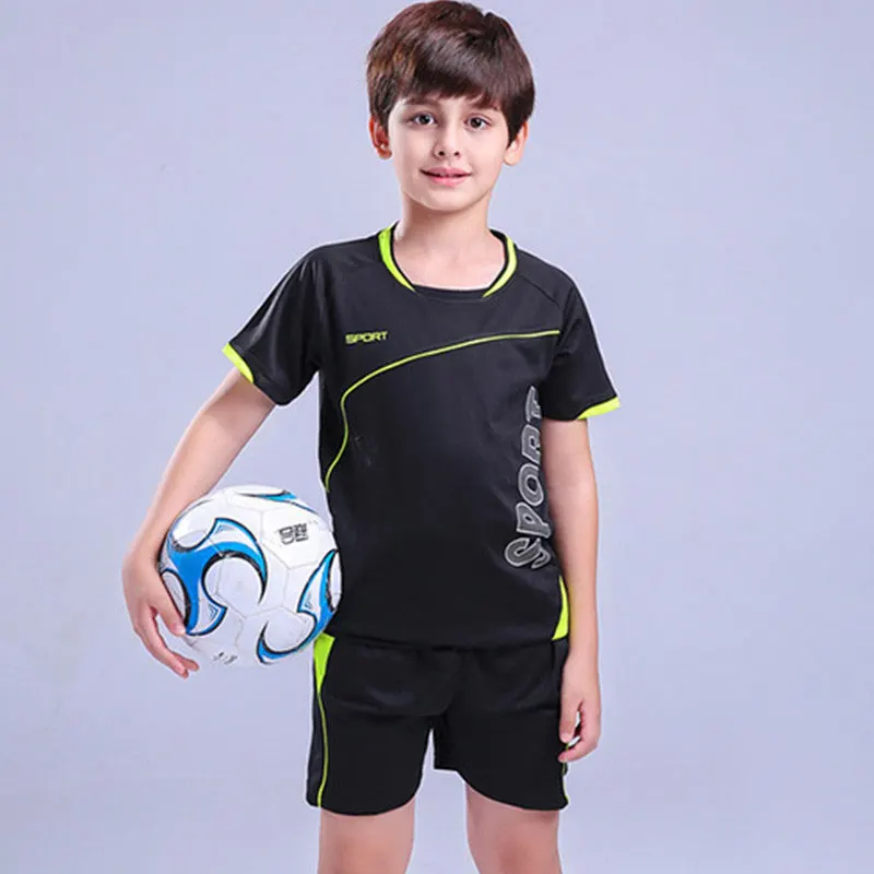 Adult Children Football Jerseys Men Boys Girls Soccer Sets Short Sleeve Kids Football Uniforms Soccer Fitness Tracksuit Suits 03 football uniform,sports uniform sets