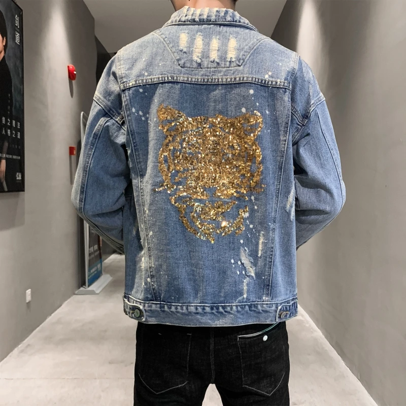 tiger denim jacket mens