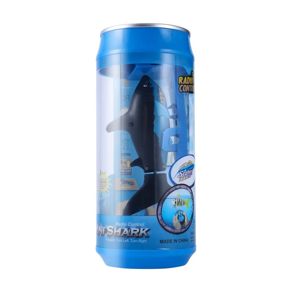 OCDAY Mini RC Submarine 4 CH Remote Small Sharks With USB Remote Control Toy Fish Boat Best Christmas Gift for Children Kids New