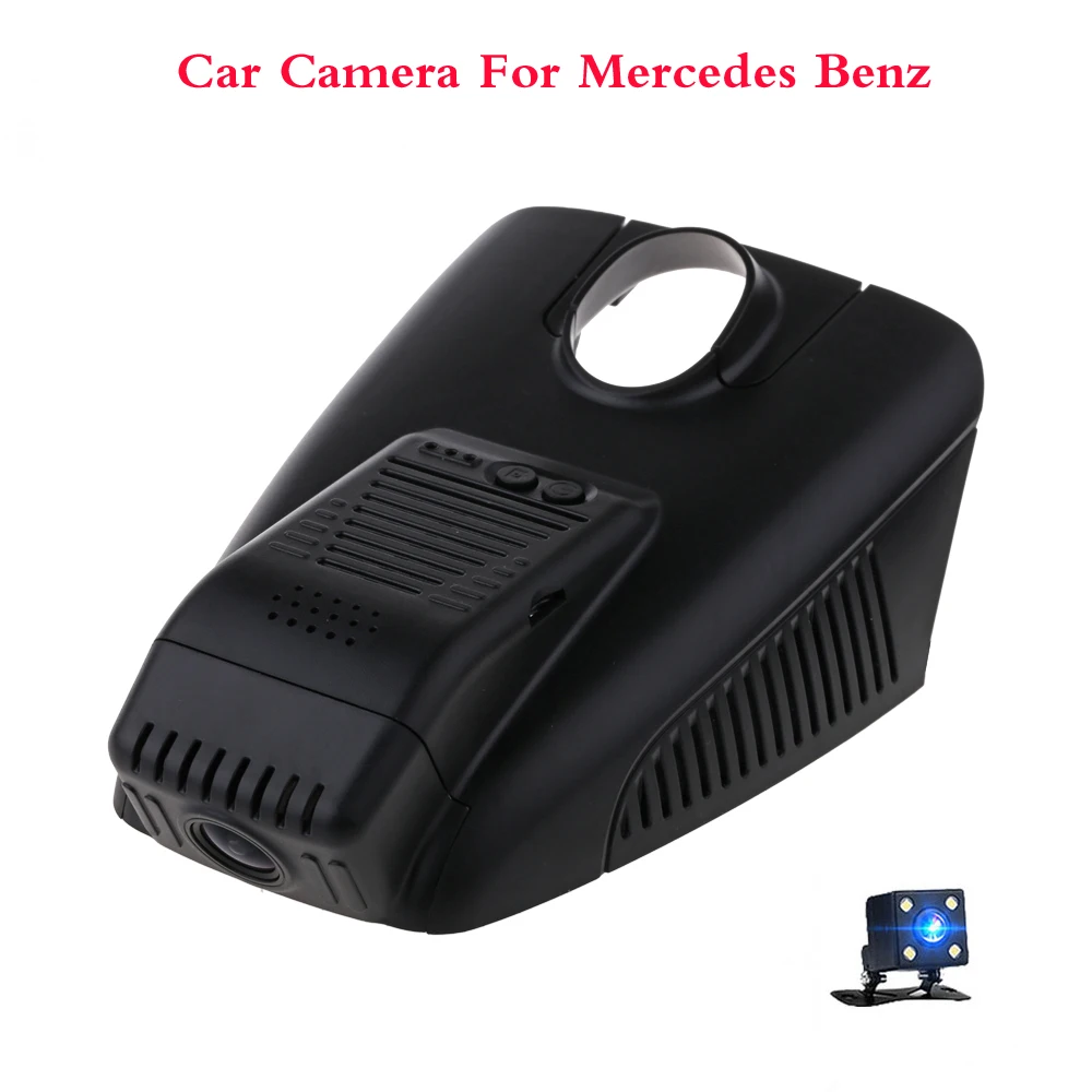 

Wifi Hidden Car Camera Driving Recorder DVR with App Dual Camera for Mercedes Benz C200 14 15/GLC 260 15/E220 2018/C200L