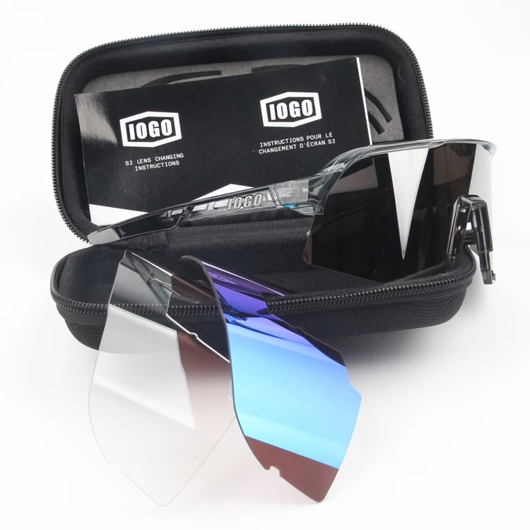 2022 Cycling Sunglasses S3 S2 100 Percent Sports Bike Goggles Uv400 Bicycle  Eyewear 3lens Bike Accessorie - Cycling Sunglasses - AliExpress