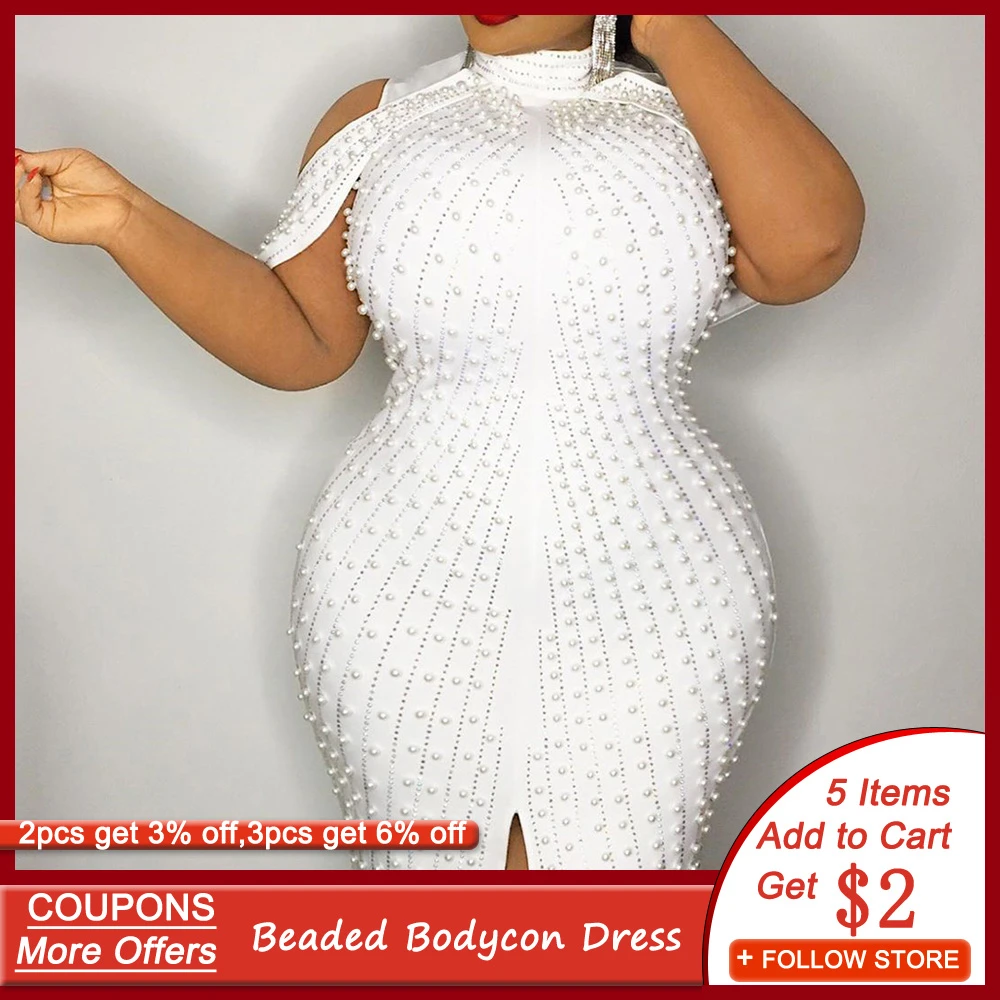 white cocktail dress midi