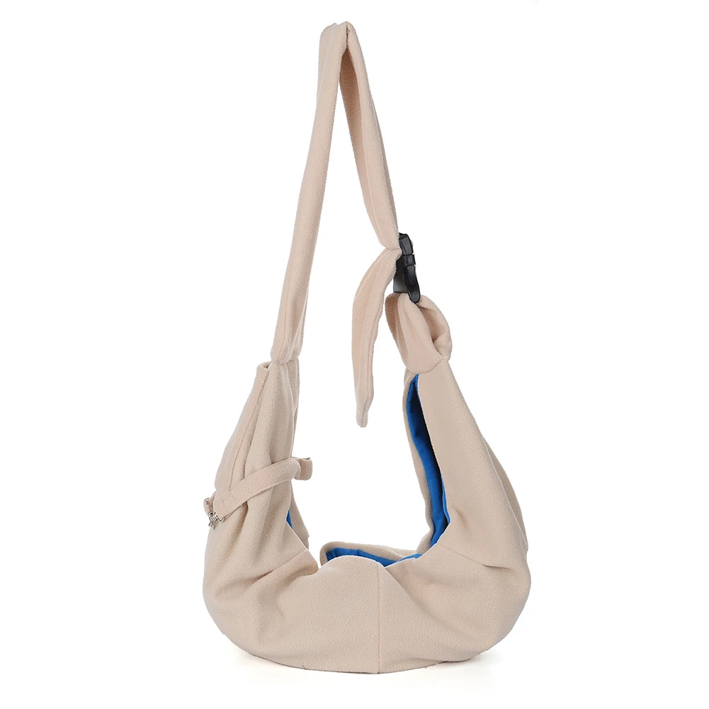 Двусторонний тканевый одиночный моющийся слинг-переноска, мягкий прочный регулируемый, для собак, кошек, домашних животных, практичная переносная сумка через плечо