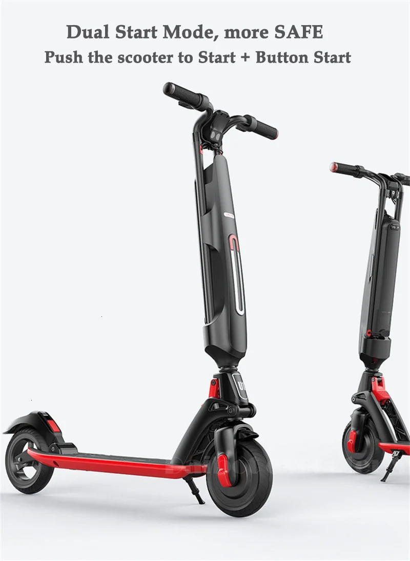 Daibot 8.5 Inch Mini Portable Electric Scooter 2 Wheels Electric Scooters 300W 36V Folding Lightweight Electric Scooter Adult (5)