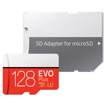 

Sam Sung 128 GB / 64 GB TFcard Micro SD Card EVO version read speed 100MB/s U3 memory storage card For SJCAM SJ10 PRO 4K Camera