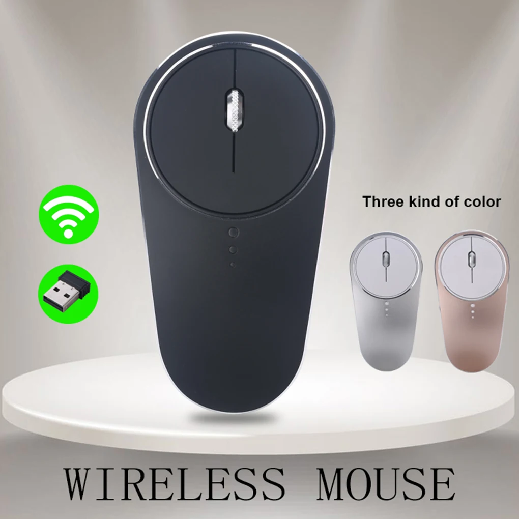 Беспроводной офисные Мышь эргономичный 2,4 ГГц Беспроводная Алюминий сплав игровая мышь для настольных ПК, ноутбуков, компьютер Windows Мышь