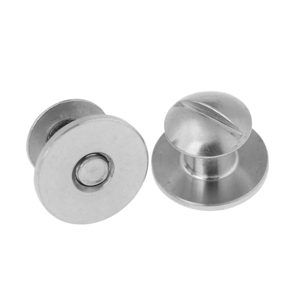 2 Marine 316 Stainless Steel Book Screws For Tech Scuba Diving Backplate Pad