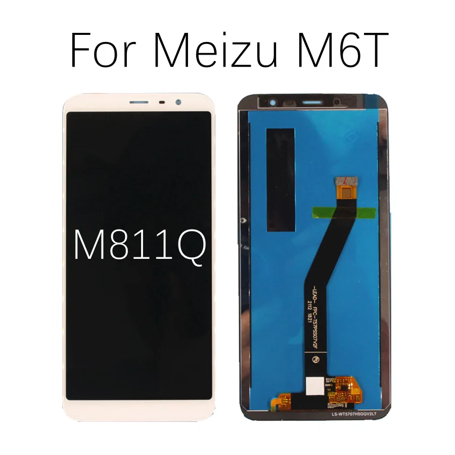 Для Meizu M6 ЖК-дисплей сенсорный экран дигитайзер M711H M711M M711Q M712H M712Q M811Q 6T M6S S6 ЖК-экран для MEIZU M6T