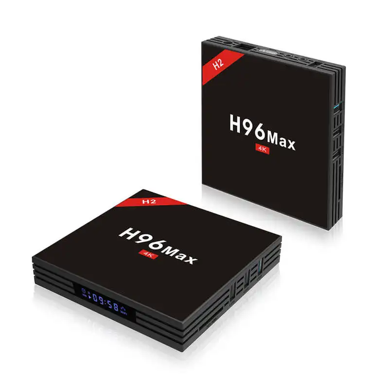 H96MAX-H2B Android 7.1 Smart TV Box Amlogic RK3328 Quad Core Wifi 2.4G/5G 4K Video Media Player For Live HD IPTV/VOD EPG Netflix