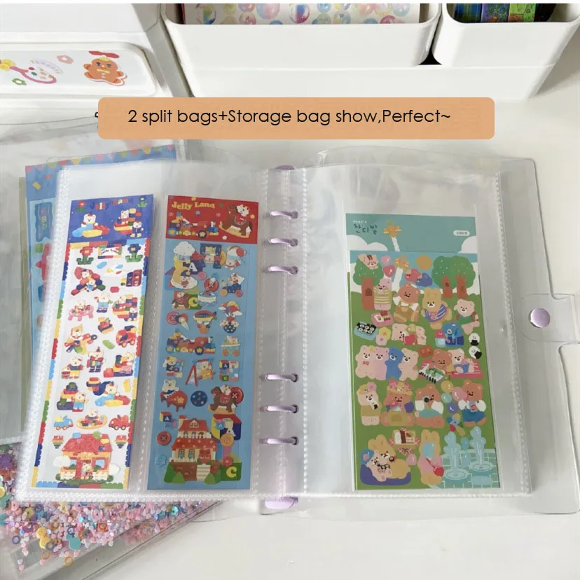 Multifunctional Loose Leaf Sticker & Card Collection Album Organizer