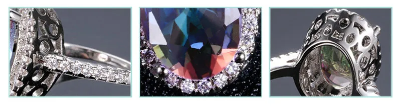 Bague Ringen, трендовые серебряные ювелирные изделия 925, кольца с драгоценными камнями для женщин, Красочные Овальные топазы, роскошный дизайн, Женское Обручальное кольцо, подарок