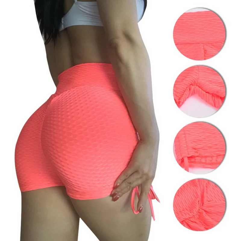 african dresses Women Gym Jogging Yoga Shorts Leggings Breathable Women's Yoga Short Sports Fitness Solid Color Thin Skinny Shorts athletic shorts