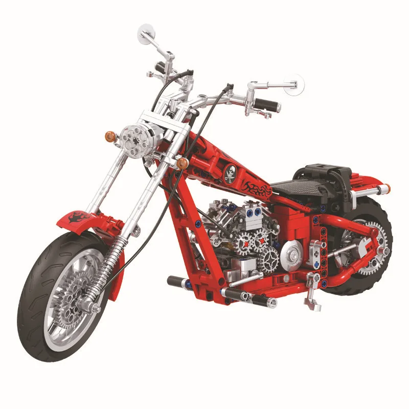 

Wei le 7046 Building Blocks Science And Technology Assembled Cruise Motorcycle Children'S Educational Toy Boy