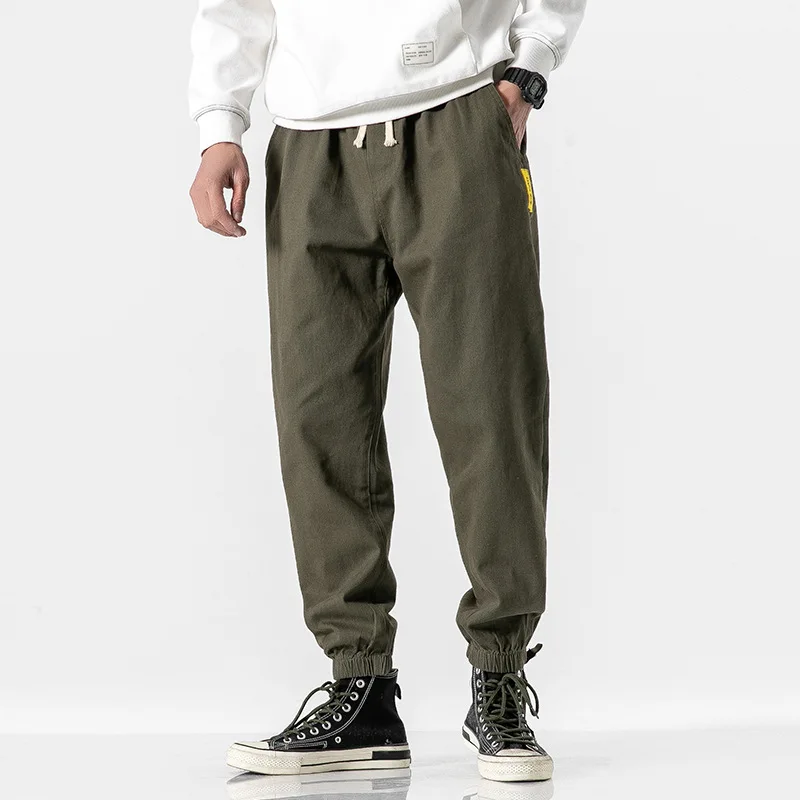 

2020 Spring New Style Japanese-style Shadowless Wall Large Size Washing Beam Leg Capri Pants M-5x Hk2001
