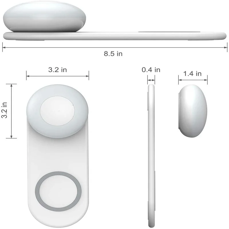  LED Night Light LED Bedside lamp with 2 In 1 Wireless Charging Multifunction Led Table Lamp For Mob