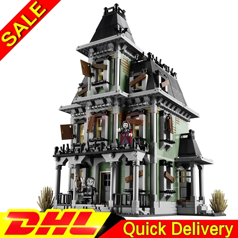 

LP 16007 2141Pcs Monster fighter The haunted house Model set Building Kits Model legaoings Toys Clone 10228