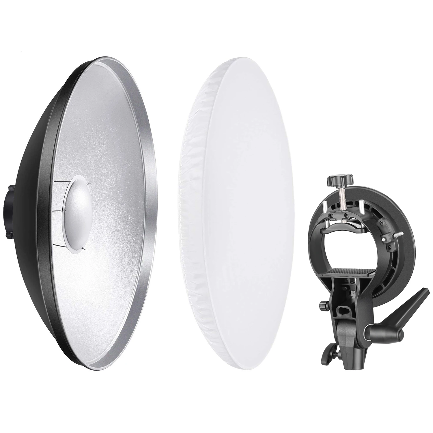Neewer 16 inches/41CM Bowens Mount Standard Reflector Diffuser Lamp Shade Dish for photography Studio Flash Strobe light
Neewer 16 inches/41CM Bowens Mount Standard Reflector Diffuser Lamp Shade Dish for photography Studio Flash Strobe light