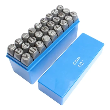 

27pcs Carbon Steel Belt Hand Tools Hardened Leathercraft Arts Alpha DIY Durable Craft Letter Punch Set Capital Home Stamping