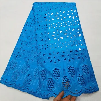 

5 y Swiss lace fabric 2020 latest heavy beaded embroidery African cotton fabrics Swiss voile Dry lace popular Dubai style HL0125