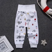 LOOZYKIT/штаны для маленьких мальчиков и девочек; хлопковые детские брюки с принтом; спортивные детские штаны-шаровары; Одежда для новорожденных девочек и мальчиков