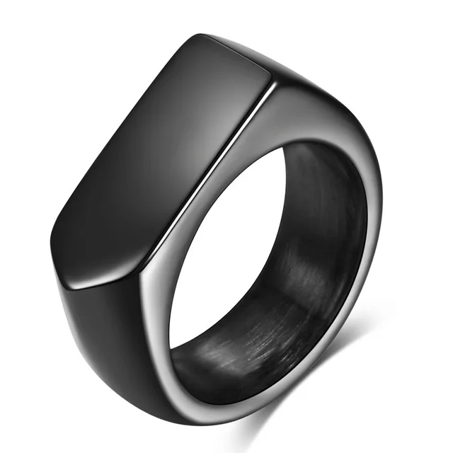 2021 New Ins Style Matching Drop Glaze Gold Statement Rings For Women Christmas Gift Stainless Steel Gothic Jewelry Accessories 