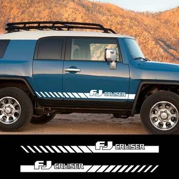 

For Toyota FJ CRUISER Car Stickers Side Body Door Stripe Gradient Styling Graphic Vinyl Auto Car Accessories Decals DIY Custom