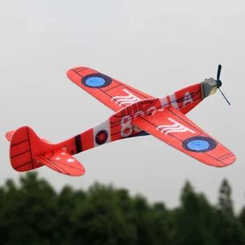 

6pcs DIY Hand Throw Aircraft Flying Glider Toy Foam Planes Airplane Craft Party Bag Fillers Kids Outdoor Toys