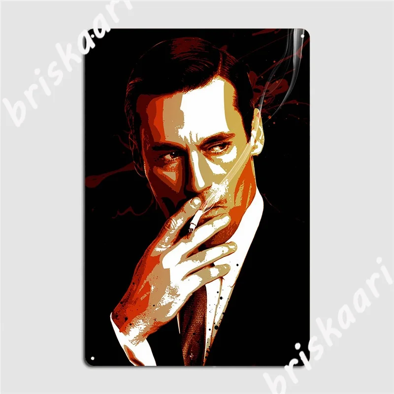 Don Draper Mad Men Poster Metal Plaque Cinema Garage Create Wall Plaque Don draper mad men poster metal plaque cinema garage create wall plaque