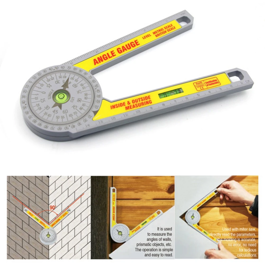 Accurate Miter Saw Protractor Goniometer Measuring Ruler Tool Angle Finder Accurate Miter Saw Protractor Goniometer Measuring Ruler Tool Angle Finder