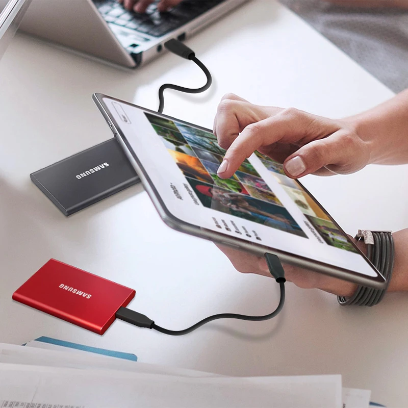 Портативный SSD накопитель samsung T5 500 Гб ТБ USB 3 1|Внешние SSD| |