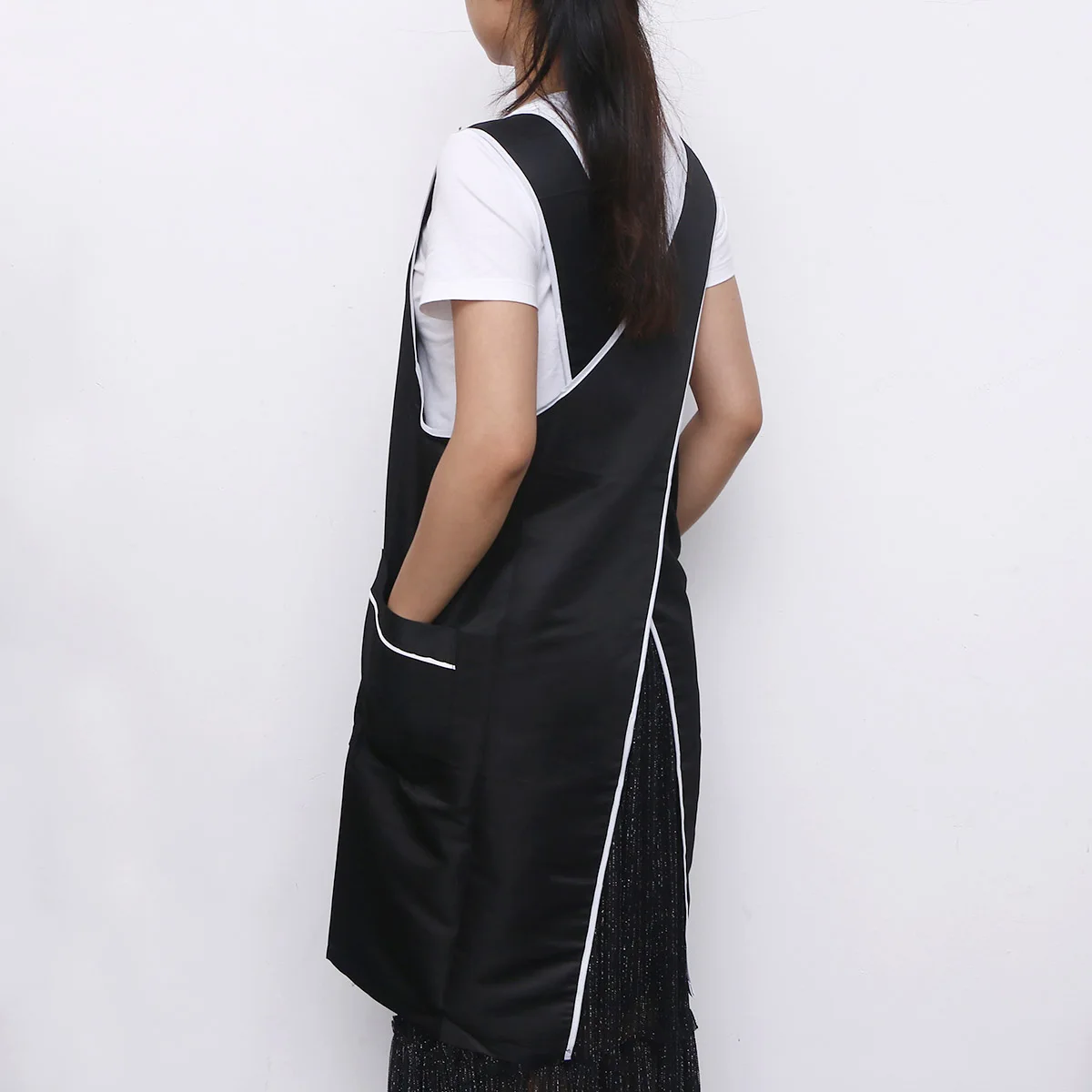 Фартук для волос Женский черный|Фартуки| |