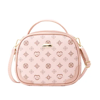 

2020 Autumn/Winter Printed Large Capacity Shoulder Messenger Handbag Vintage Bag