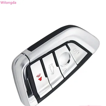 

Wilongda Auto key 4 Buttons Smart Remote Key Shell For 2014 BMW X5 X6 keyless remote key free shipping