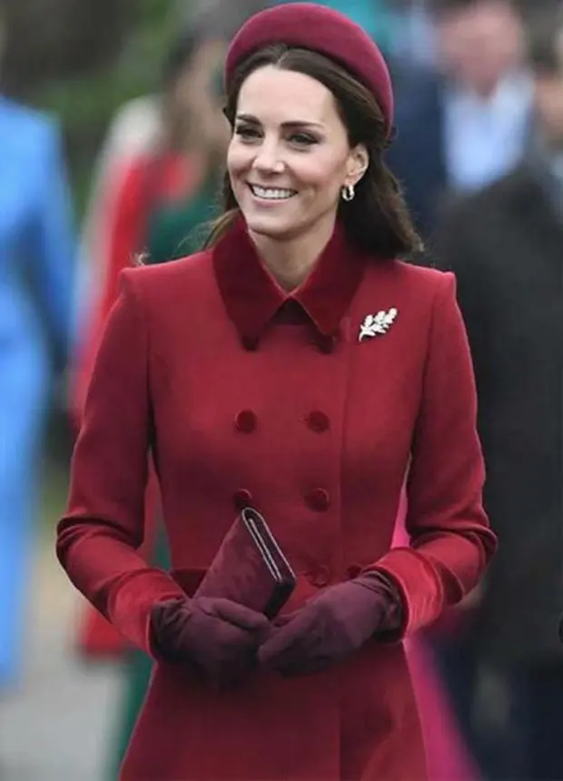Kate Middleton бархатное двубортное красное шерстяное пальто с длинным рукавом, длинное приталенное пальто, Высококачественная куртка, пальто