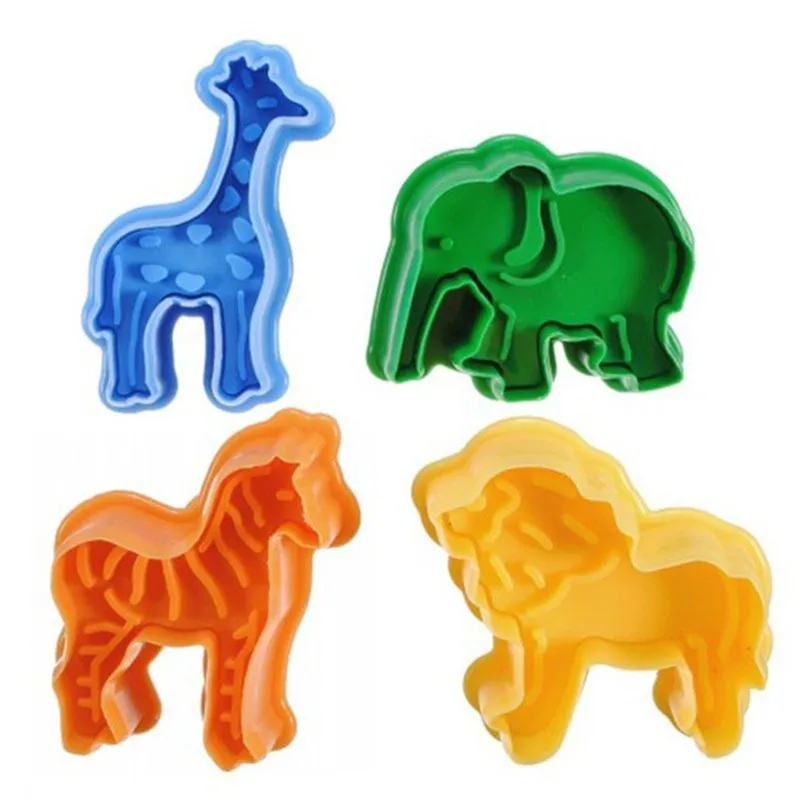 Play Dough Tools Slime Kit Modelling Clay 4pcs 3D Slimes Mold Tool Sets For Children