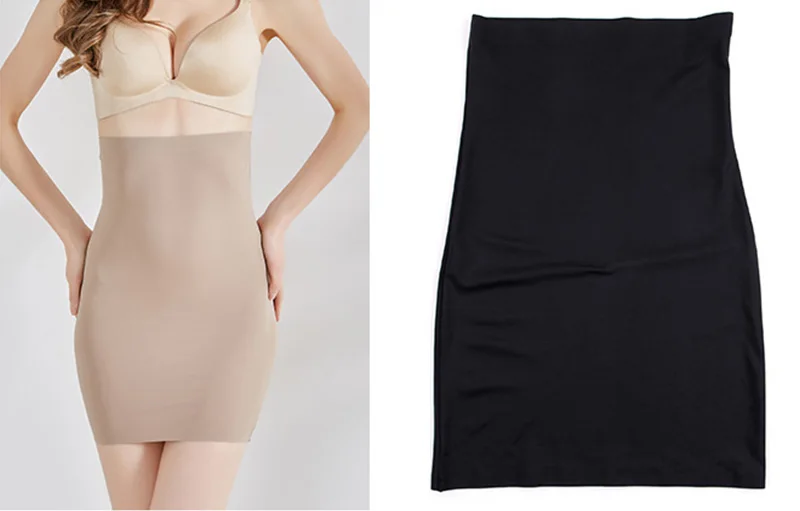 Description Picture 6 of itemWomen Half Slips for Under Dresses High Waist Underskirt Seamless Skirt Tummy Control Body Shaper Butt Lifter Slimming Underwear