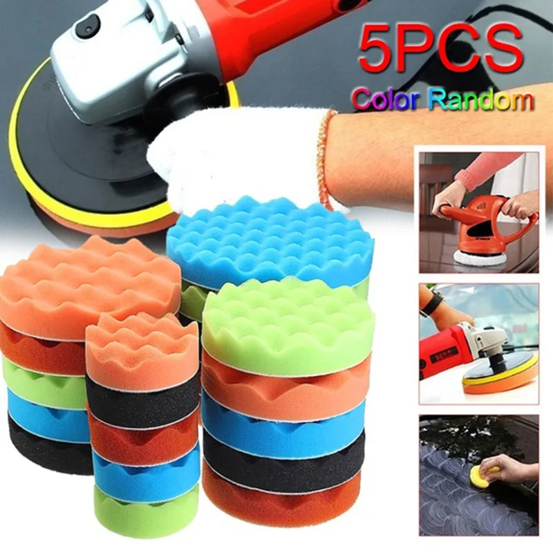 

Car Sponge Polishing Pad Hand Tool for Car Polisher Waxing 3/4/5/6/7 Inch Optional Buffing Sponge Polishing Pad Auto Accessories